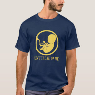 Pro Life Catholic Don't Tread on Me T-Shirt