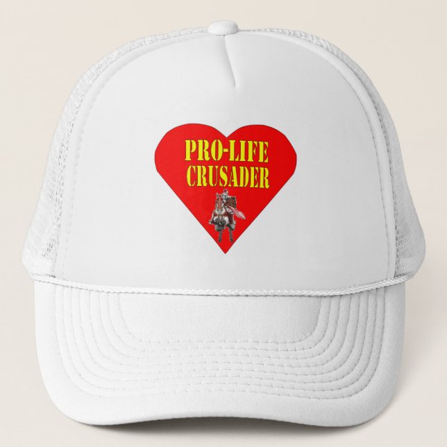 PRO LIFE CRUSADER TRUCKER HAT (Front)