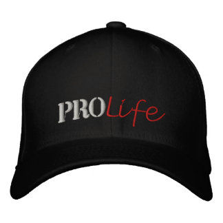 Pro Life Embroidered Hat