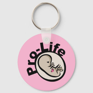 Pro-Life Fetus Design Keychain