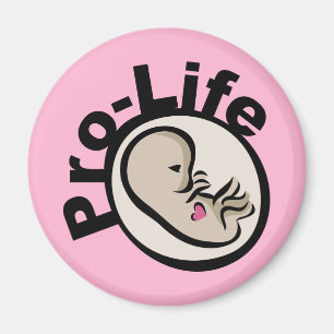 Pro-Life Fetus Design Magnet