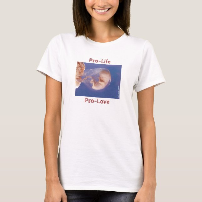 Pro-Life Pro-Love T-Shirt (Front)