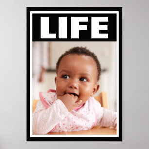 PRO-LIFE SMILING BABY GIRL INFANT LIFE POSTER