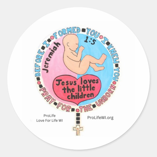 Pro-life sticker (Front)