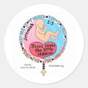 Pro-life sticker