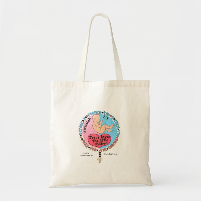 pro-life Tote Bag (Front)