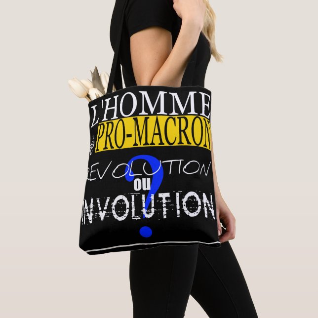 PRO-M-A-C-R-O-N Evolution ou involution TB2 Tote Bag (Close Up)