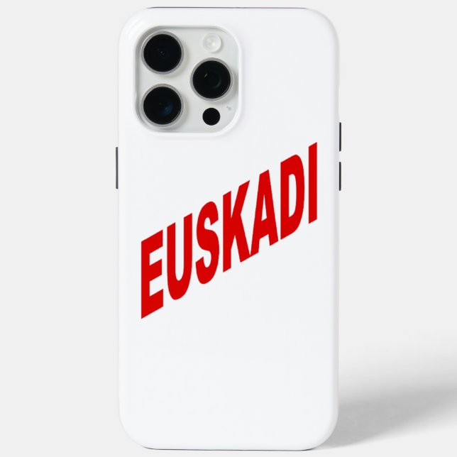 Pro Max Coque Apple iPhone 15   EUSKADI (Verso)