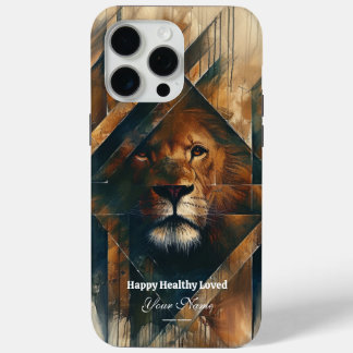 Pro Max Personnalisé : Regal Lion iPhone 15 ProMax Coque