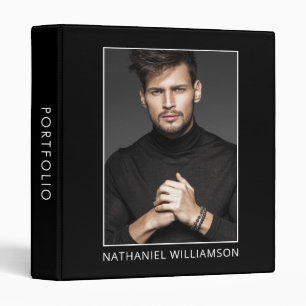 Pro Model and Actor Portfolio Black Binder