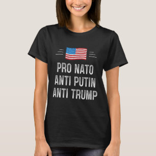 Pro Nato - Anti Putin - Anti Trump - Retro Style - T-Shirt
