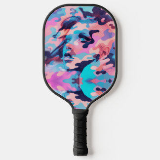 Pro Neon Pastel Camo Pickleball PaddleOptimized Pickleball Paddle