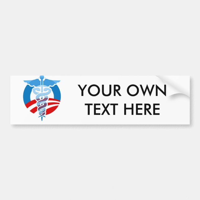 Pro-Obama Care Bumper Sticker (Front)
