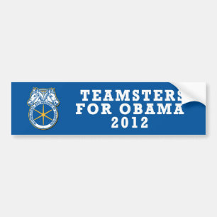 Pro-Obama sticker Teamsters 2012