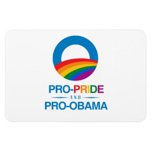 Pro-Pride and Pro-Obama Magnet