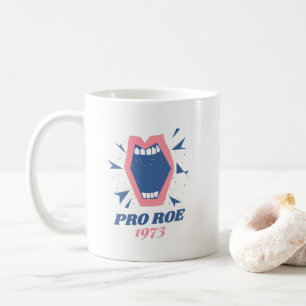 Pro Roe 1973 Illustration womens rights roe v wade Coffee Mug