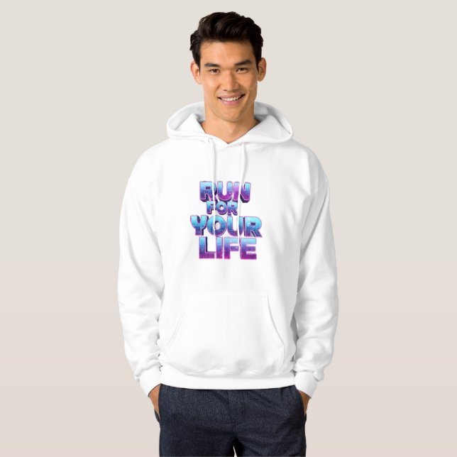 Pro Running Motivation Hoodie (Front Full)