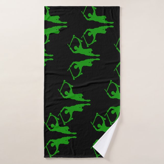 Pro Scooter Free Rider Tricks Bath Towel (Bath Towel)