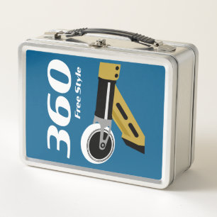 Pro Scooter Free Rider Tricks  Metal Lunch Box