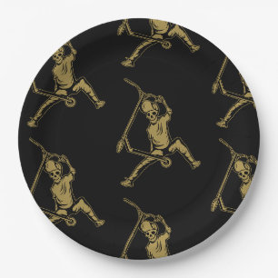 Pro Scooter Free Rider Tricks Paper Plate