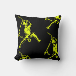 Pro Scooter Free Rider Tricks Throw Pillow
