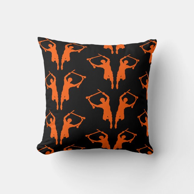 Pro Scooter Free Rider Tricks Throw Pillow (Front)