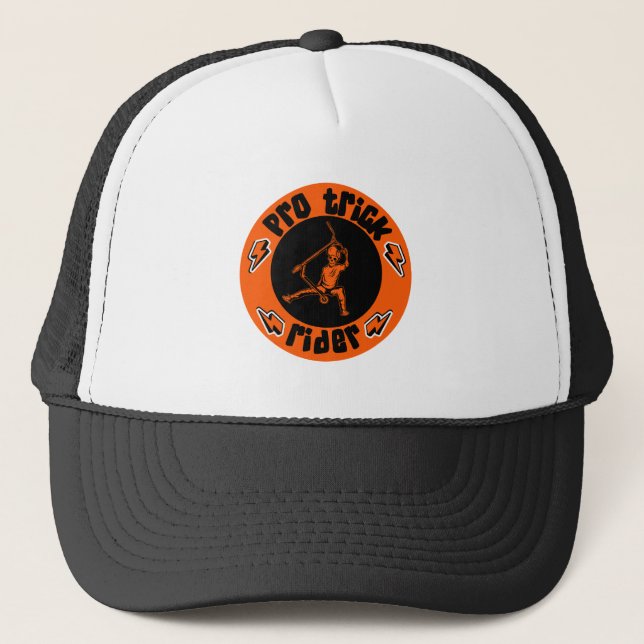 Pro Scooter Free Rider Tricks Trucker Hat (Front)