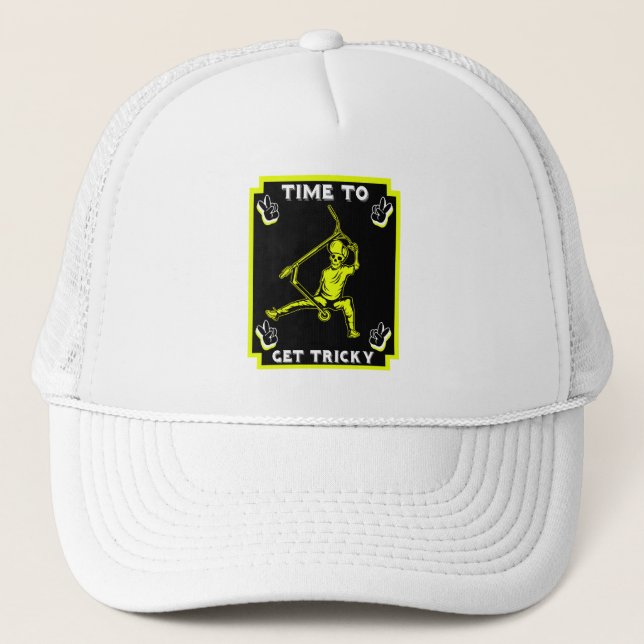 Pro Scooter Free Rider Tricks Trucker Hat (Front)