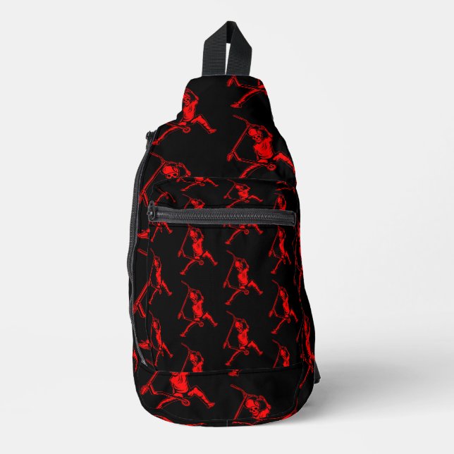 Pro Scooter Rider Kids Sling Bag (Front)