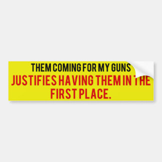 Pro-Second Amendment Bumper Sticker