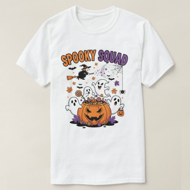  Pro spooky vector art for Halloween posters flyer T-Shirt (Design Front)