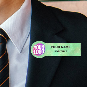 Pro Team Look: Logo Name Tags (Magnetic or Pin)