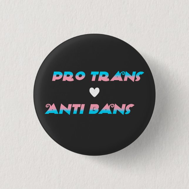Pro Trans  1 Inch Round Button (Front)