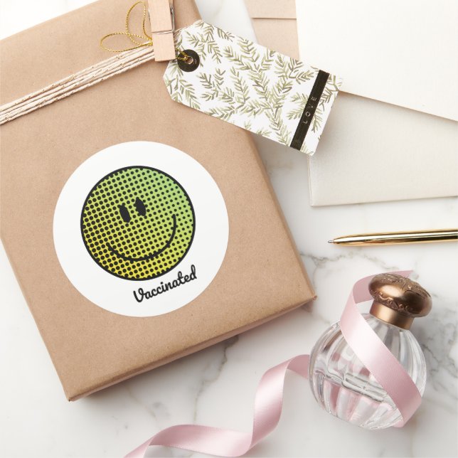 Pro Vaccine - Immune - Vaccinated - Immunization Classic Round Sticker (Gifting)