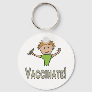 Pro Vax Vaccine Keychain