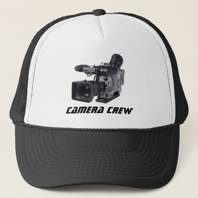 pro video camera , Camera Crew Trucker Hat (Front)