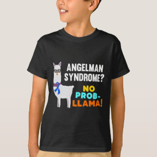 Prob-llama Angelman Syndrome Warrior Survivor Awar T-Shirt
