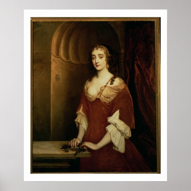 Probable portrait of Nell Gwynne (1650-87), mistre Poster (Front)