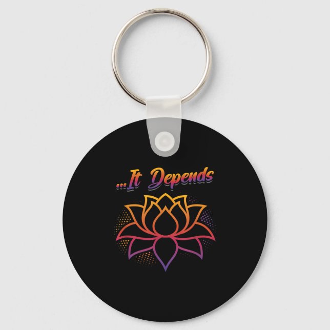 Probably Just Gonna Jingle Some Of The Way I'm Tir Keychain (Front)