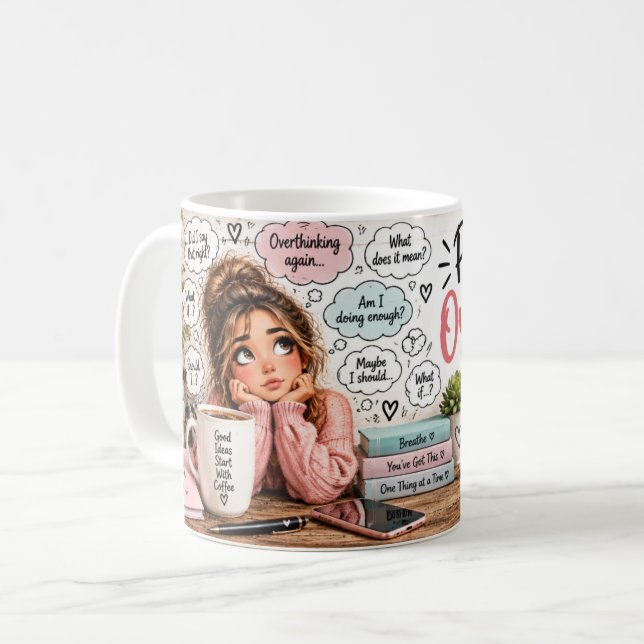 Probably Overthinking It Mug (Front Left)