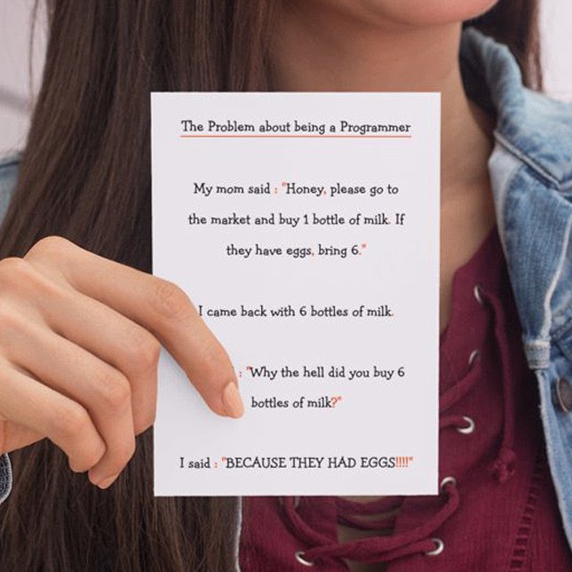 Problem about being a Programmer.. Funny Birthday Holiday Card (Problem about being a Programmer.. Funny Birthday Holiday Card)