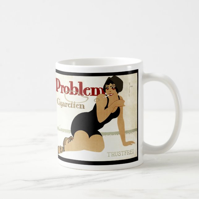 Problem Cigarette Ad Coffee Mug (Right)