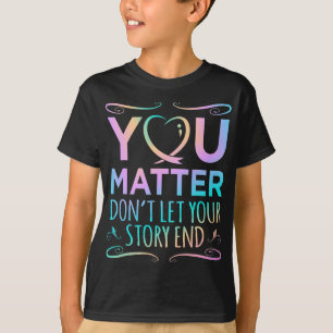 Problem Happy Suicide Awareness Support Graphic  T-Shirt