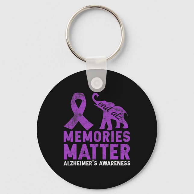 Problem Heimer - Purple Elephant  Keychain (Front)