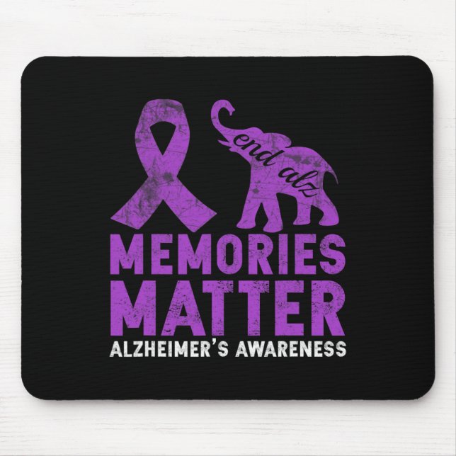 Problem Heimer - Purple Elephant  Mouse Pad (Front)