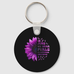 Problem Heimer Purple Heimer's Awareness 4 Keychain