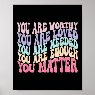 Problem Kindness Be Kind Groovy Mental Health Awar Poster