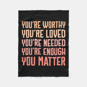 Problem Kindness Fight The Stigma Mental Health Aw Fleece Blanket