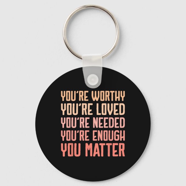 Problem Kindness Fight The Stigma Mental Health Aw Keychain (Front)