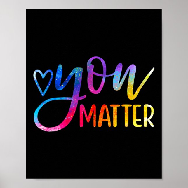 Problem - Mental Health Awareness Inspirational Gi Poster (Front)